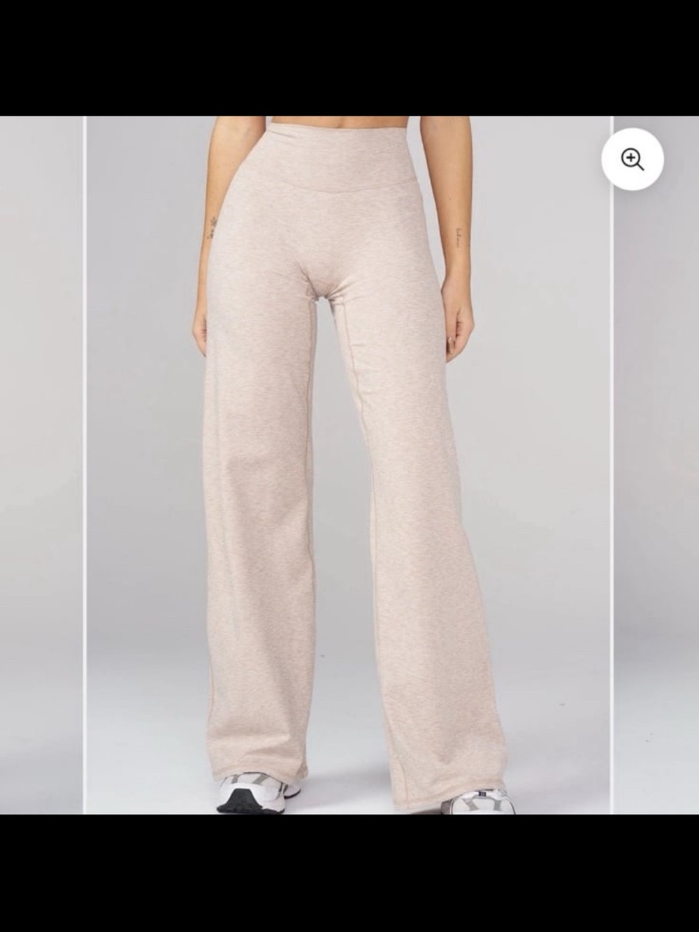 YoungLA High-Waist Wide Leg Pants - Beige